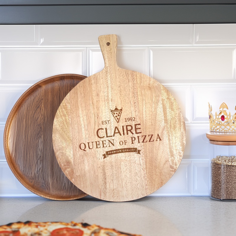 Personalised Pizza Board - King or Queen of Pizza